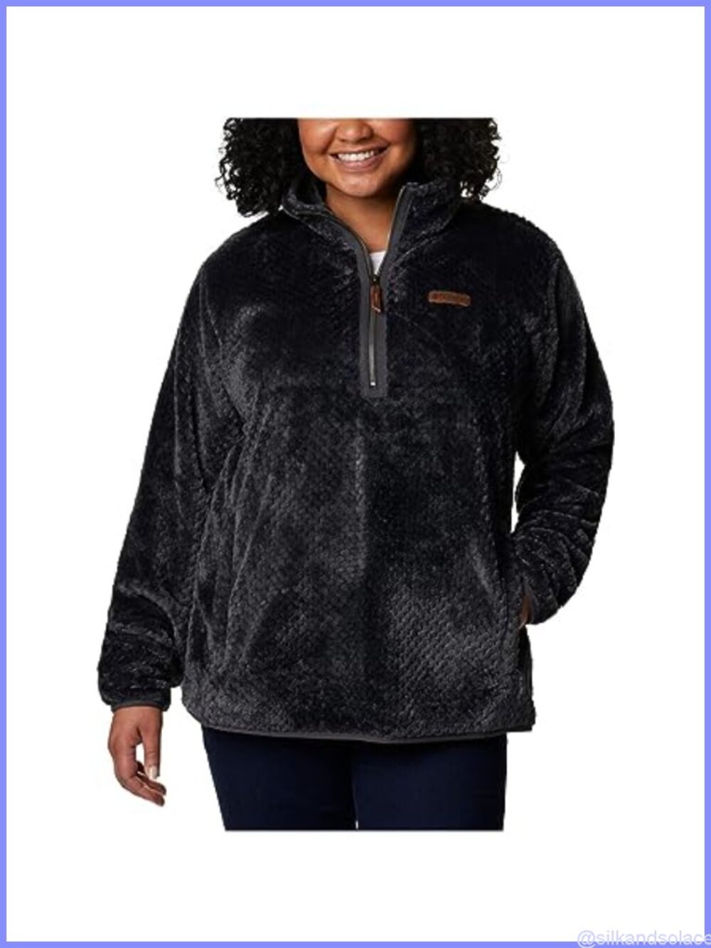 Columbia Fire Side Sherpa 1/4 Zip Pullover Fleece Jacket